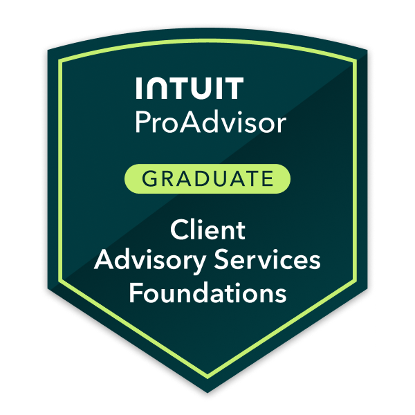 Intuit ProAdvisor Client Advisory Services Foundations